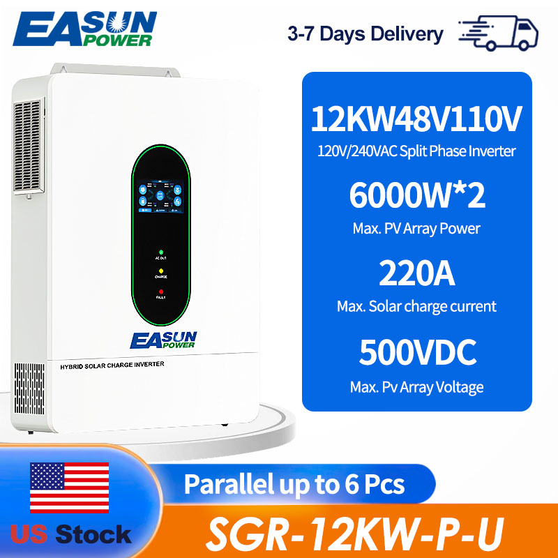 Charge Controller Solar - EASUN US 12KW 12000W Onduleur Solaire