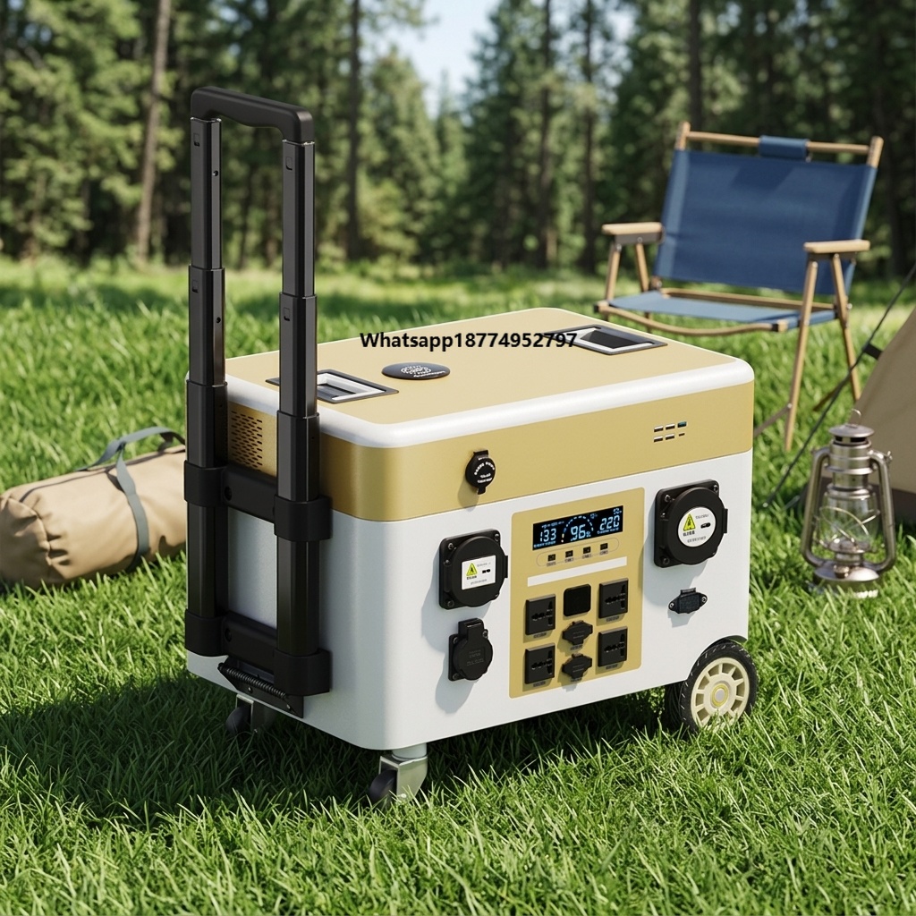 Solar Generator - Générateur solaire portable 5000Wh, panneau solaire,