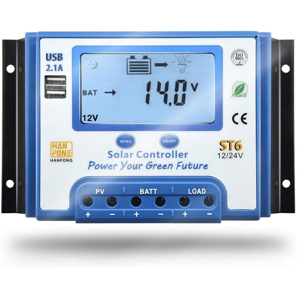 Contrôleur de charge solaire 6 - Charge Controller Solar avis et prix