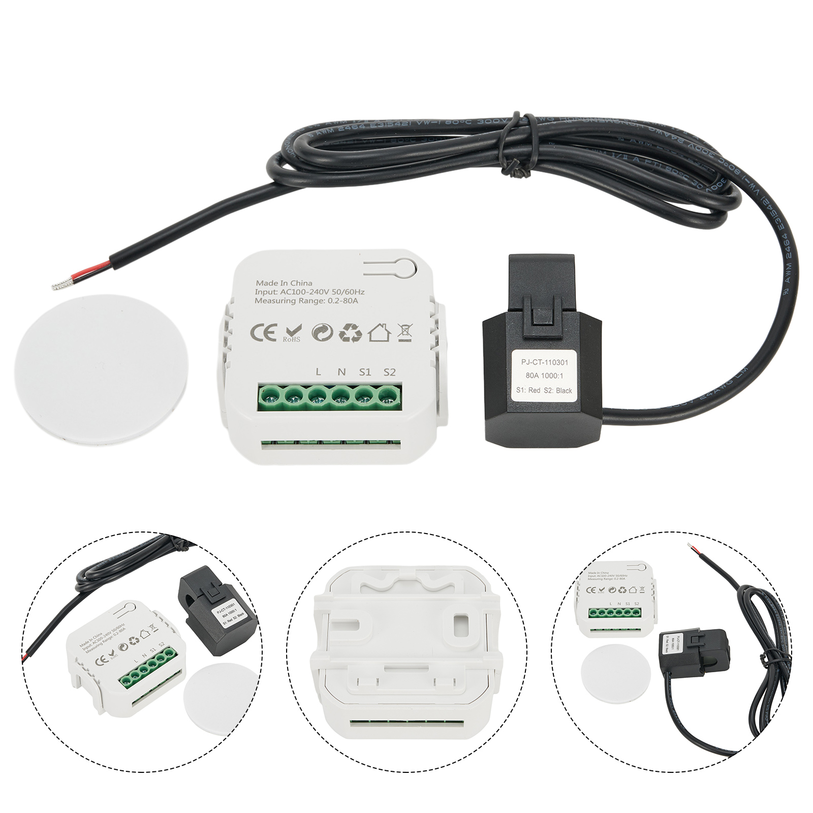 Compteur d'énergie WIFI Tuya S - Energy Monitor Meter avis et prix