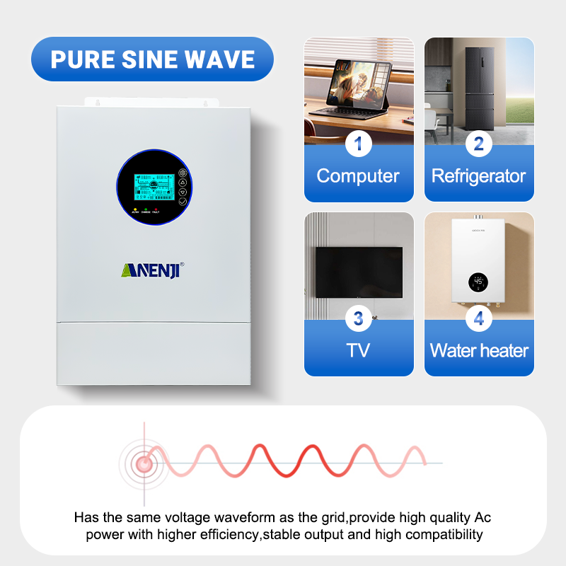 ANENJI, onduleur solaire hybri - Charge Controller Solar avis et prix