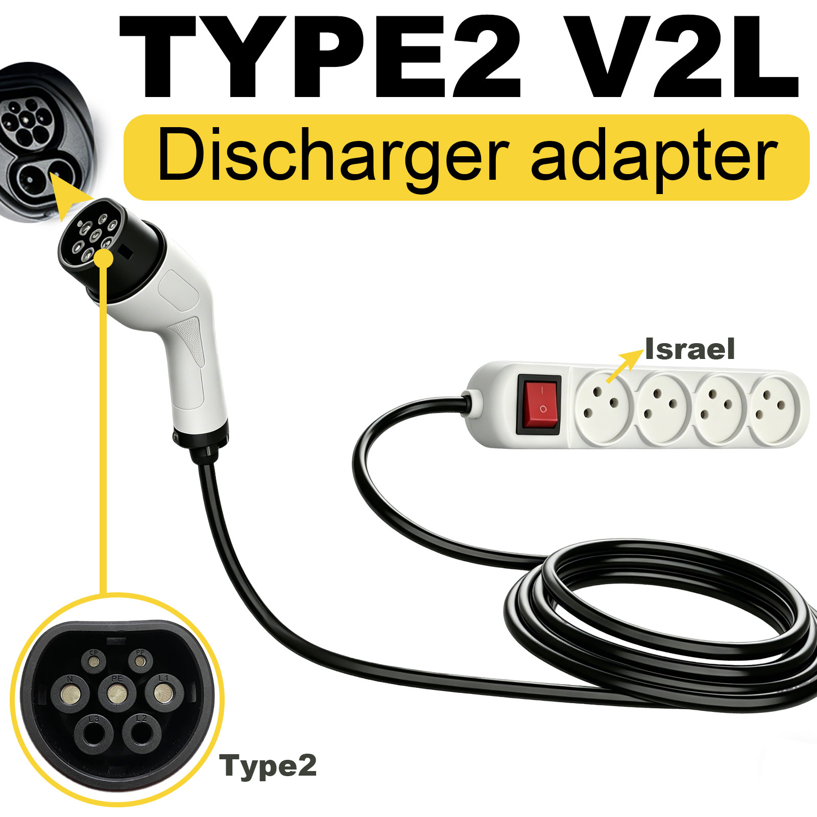 Adaptateur de décharge Type 2  - Outdoor Power Station avis et prix